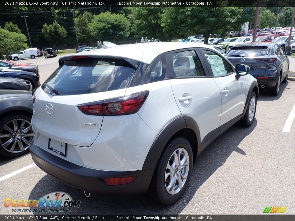 2021 Mazda CX-3 Sport AWD Ceramic Metallic / Black Photo #2