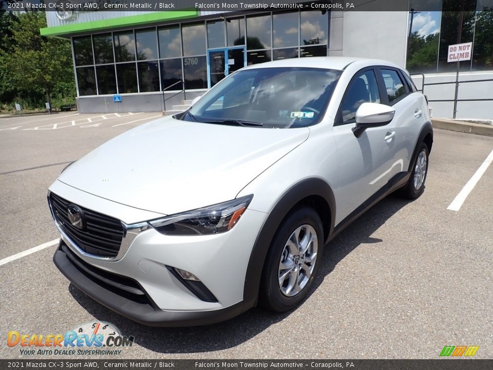 Ceramic Metallic 2021 Mazda CX-3 Sport AWD Photo #5