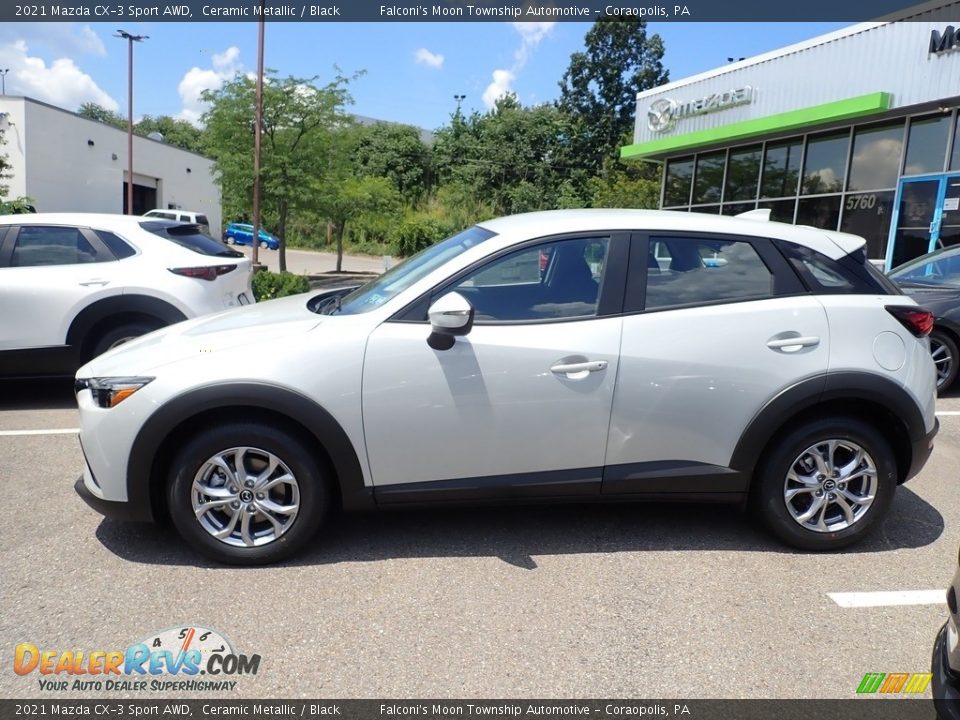 2021 Mazda CX-3 Sport AWD Ceramic Metallic / Black Photo #6