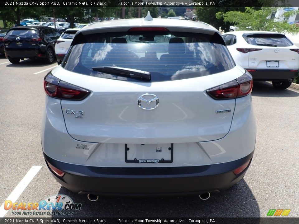 2021 Mazda CX-3 Sport AWD Ceramic Metallic / Black Photo #8