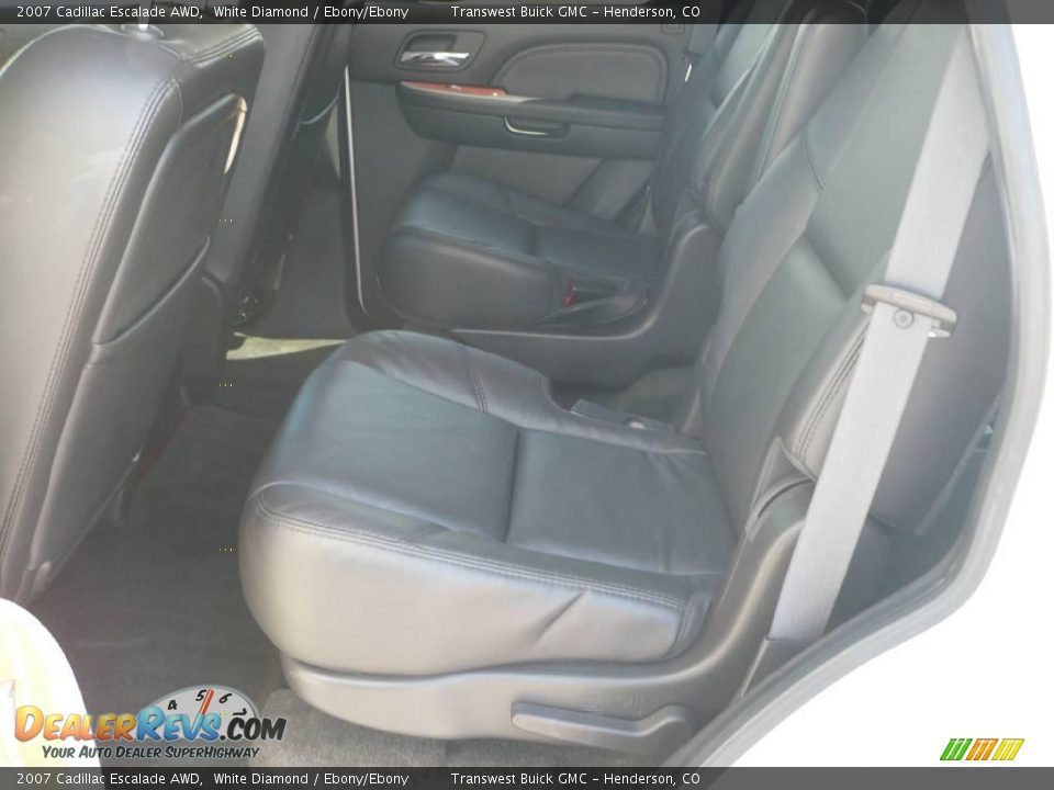 2007 Cadillac Escalade AWD White Diamond / Ebony/Ebony Photo #9