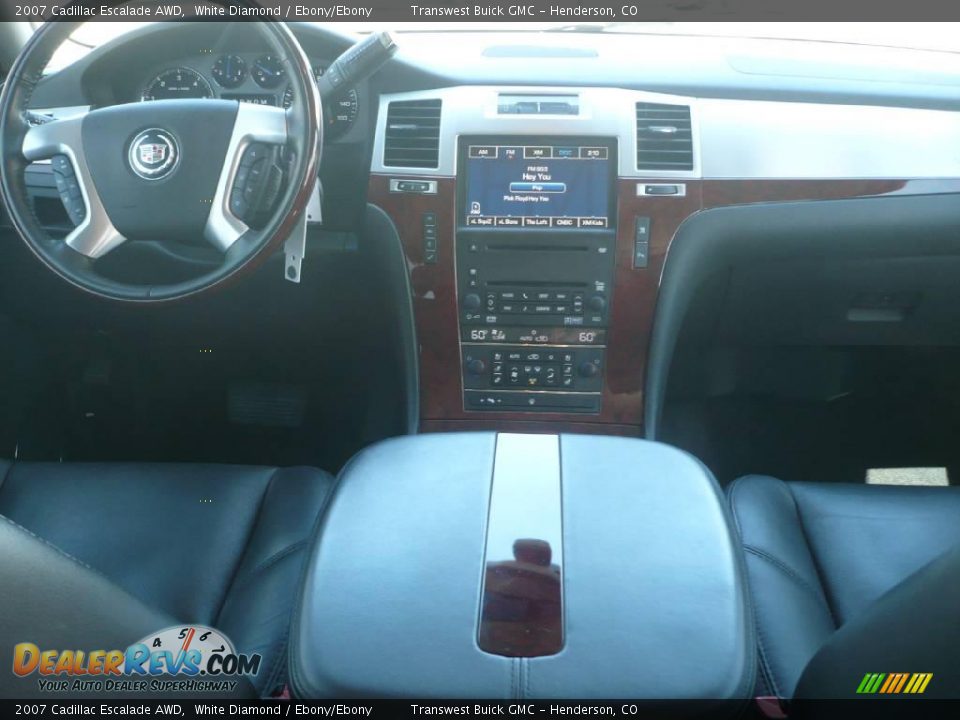 2007 Cadillac Escalade AWD White Diamond / Ebony/Ebony Photo #10