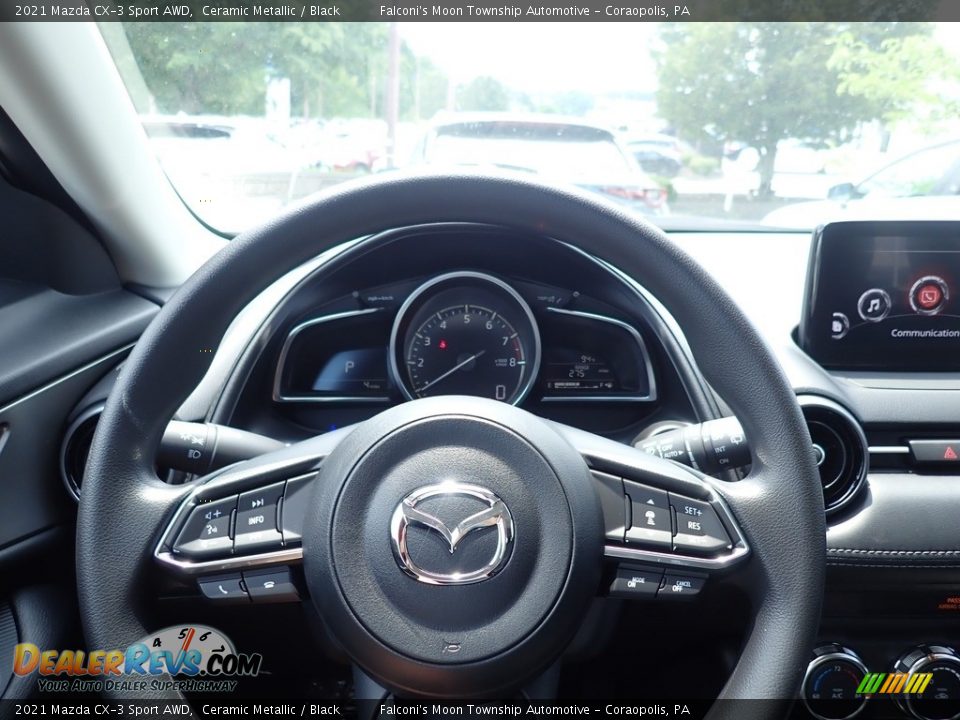 2021 Mazda CX-3 Sport AWD Ceramic Metallic / Black Photo #16