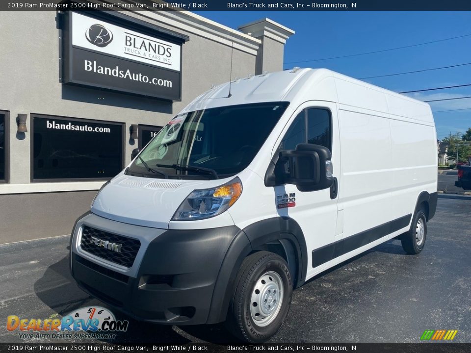 2019 Ram ProMaster 2500 High Roof Cargo Van Bright White / Black Photo #2