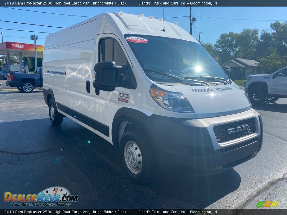 2019 Ram ProMaster 2500 High Roof Cargo Van Bright White / Black Photo #4