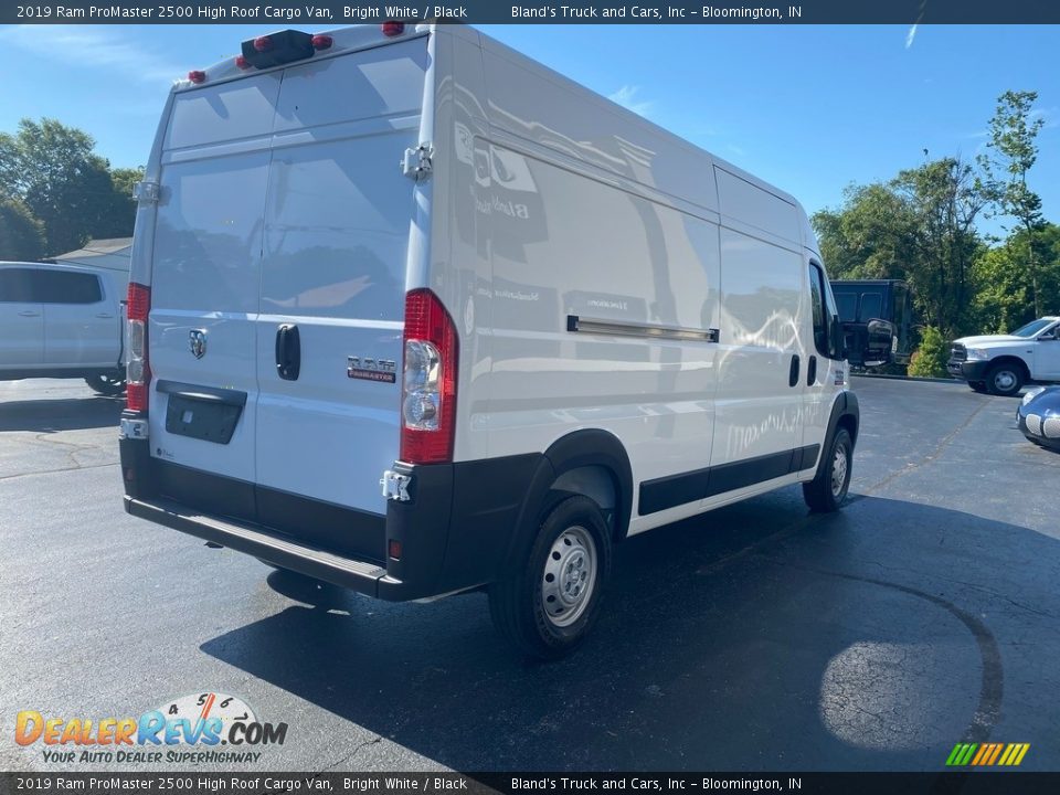 2019 Ram ProMaster 2500 High Roof Cargo Van Bright White / Black Photo #5