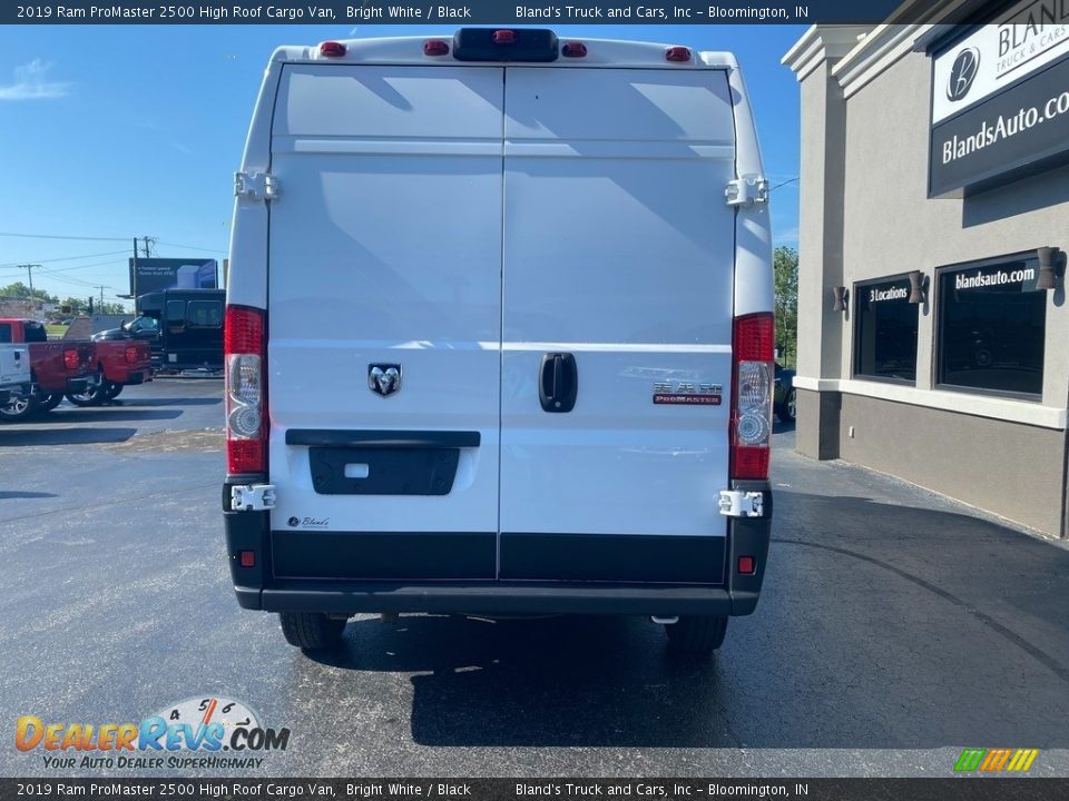 2019 Ram ProMaster 2500 High Roof Cargo Van Bright White / Black Photo #6