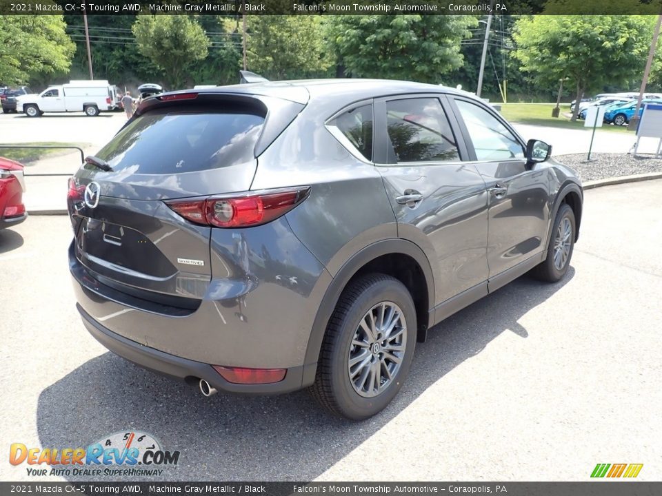 2021 Mazda CX-5 Touring AWD Machine Gray Metallic / Black Photo #2