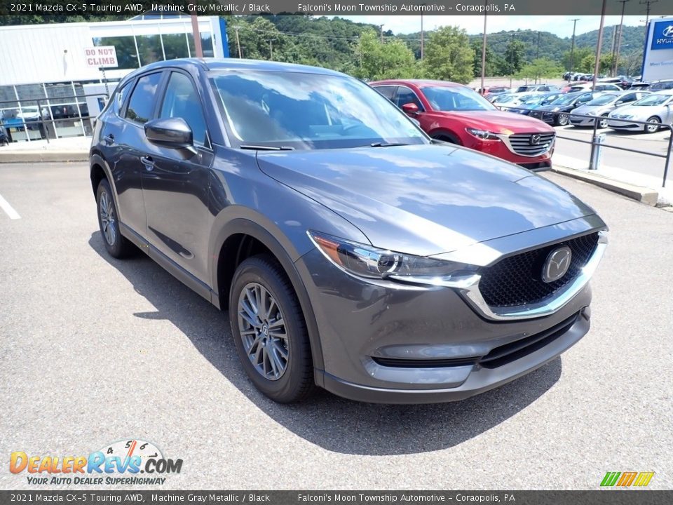 2021 Mazda CX-5 Touring AWD Machine Gray Metallic / Black Photo #3