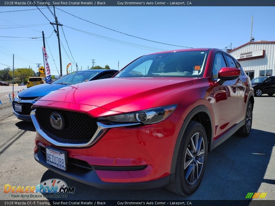 2018 Mazda CX-5 Touring Soul Red Crystal Metallic / Black Photo #3