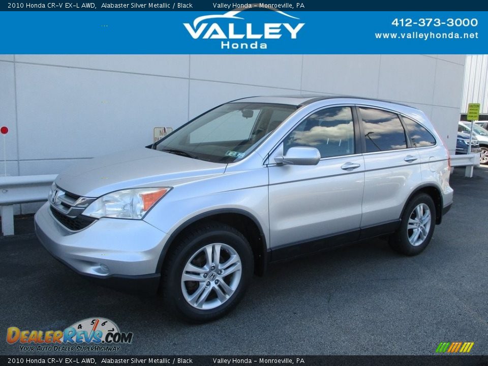 2010 Honda CR-V EX-L AWD Alabaster Silver Metallic / Black Photo #1