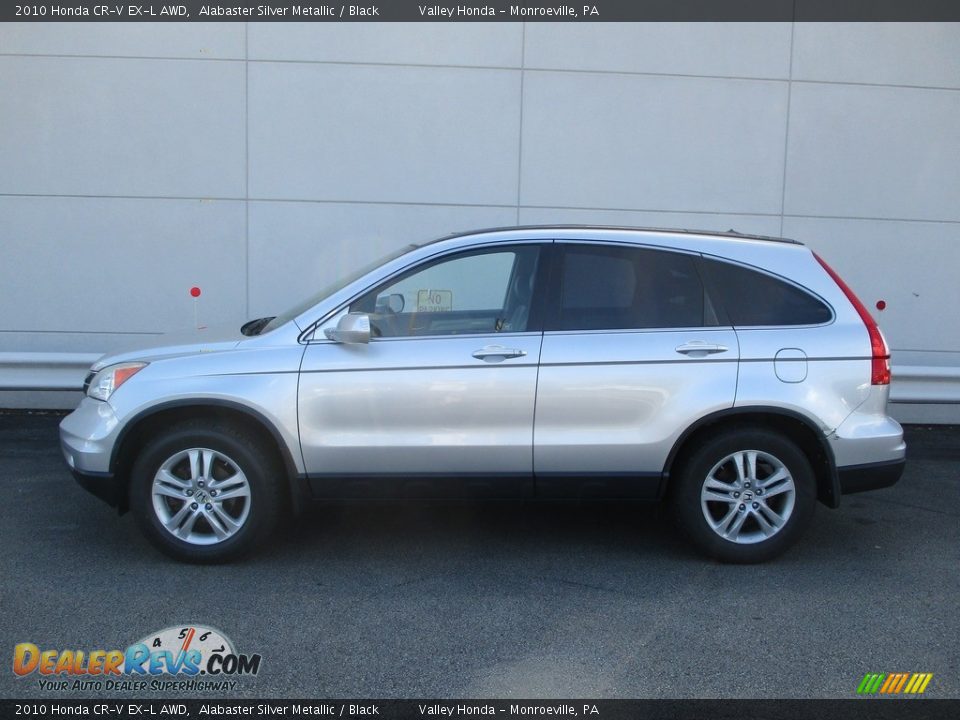 2010 Honda CR-V EX-L AWD Alabaster Silver Metallic / Black Photo #2