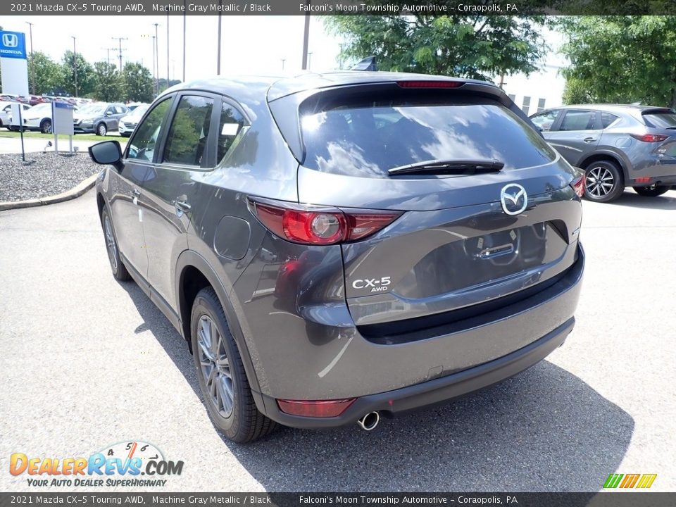 2021 Mazda CX-5 Touring AWD Machine Gray Metallic / Black Photo #7