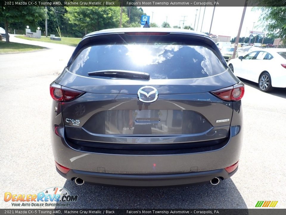 2021 Mazda CX-5 Touring AWD Machine Gray Metallic / Black Photo #8