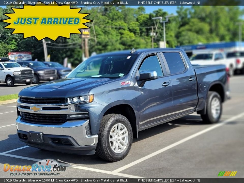 2019 Chevrolet Silverado 1500 LT Crew Cab 4WD Shadow Gray Metallic / Jet Black Photo #1