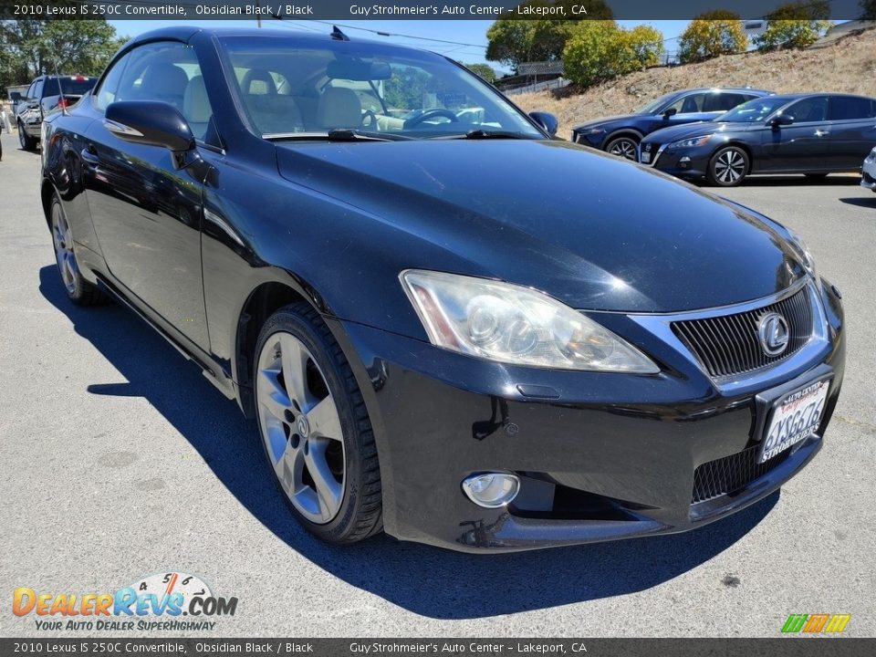 2010 Lexus IS 250C Convertible Obsidian Black / Black Photo #1