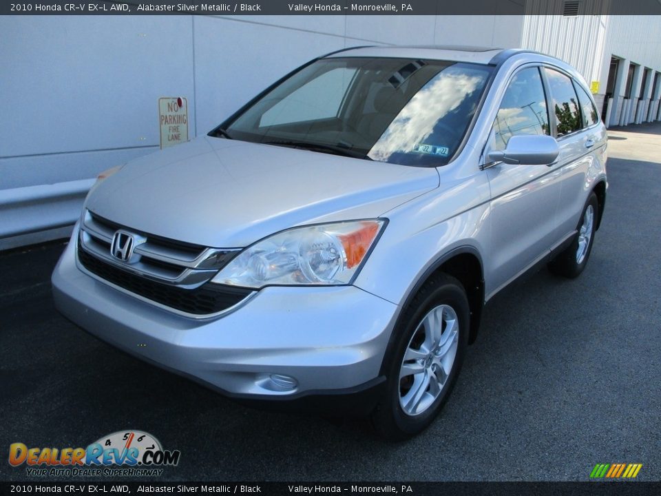 2010 Honda CR-V EX-L AWD Alabaster Silver Metallic / Black Photo #8