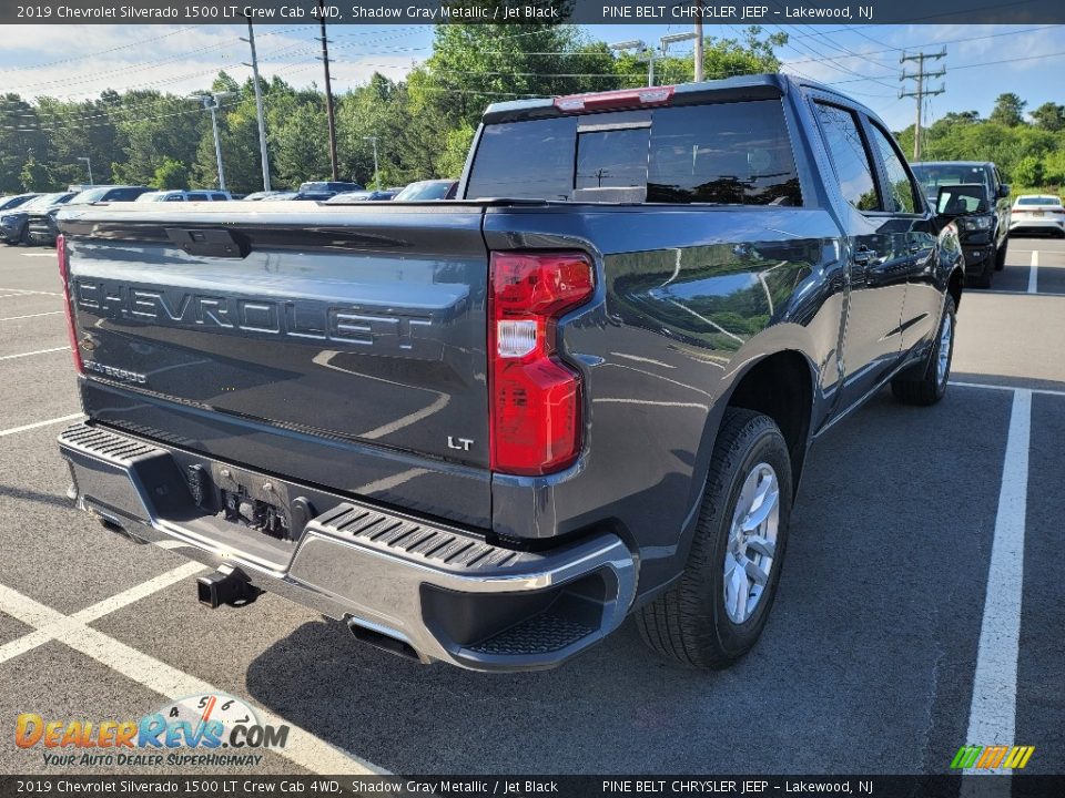 2019 Chevrolet Silverado 1500 LT Crew Cab 4WD Shadow Gray Metallic / Jet Black Photo #4