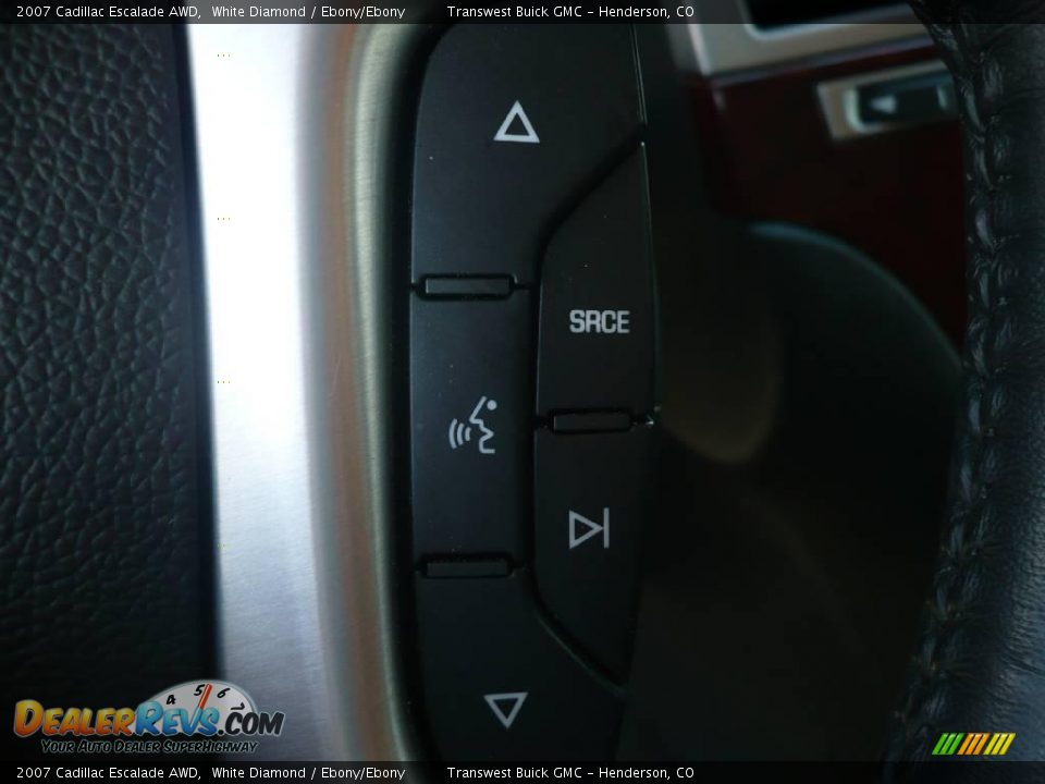 2007 Cadillac Escalade AWD White Diamond / Ebony/Ebony Photo #16