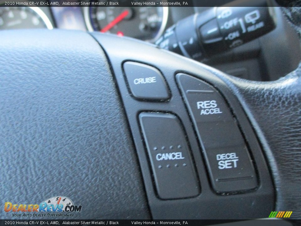 2010 Honda CR-V EX-L AWD Alabaster Silver Metallic / Black Photo #18