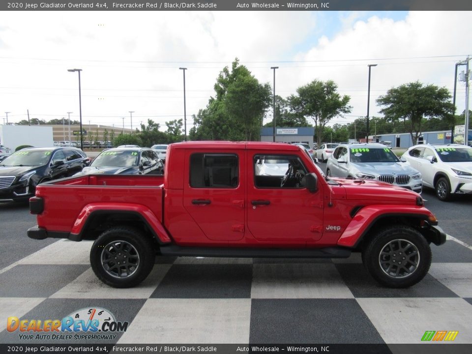 2020 Jeep Gladiator Overland 4x4 Firecracker Red / Black/Dark Saddle Photo #3