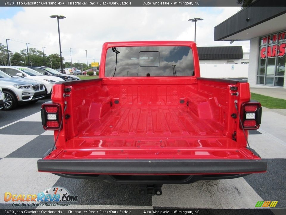 2020 Jeep Gladiator Overland 4x4 Firecracker Red / Black/Dark Saddle Photo #5