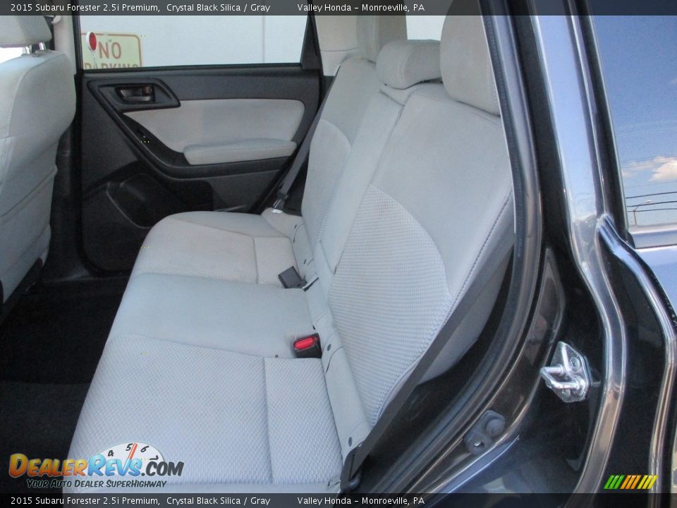 2015 Subaru Forester 2.5i Premium Crystal Black Silica / Gray Photo #13