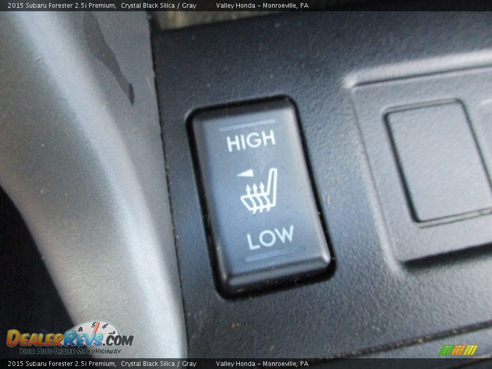 2015 Subaru Forester 2.5i Premium Crystal Black Silica / Gray Photo #17