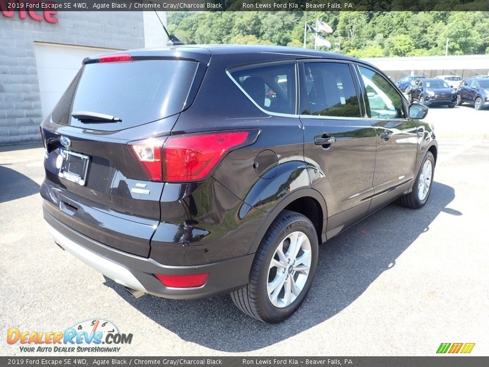 2019 Ford Escape SE 4WD Agate Black / Chromite Gray/Charcoal Black Photo #2