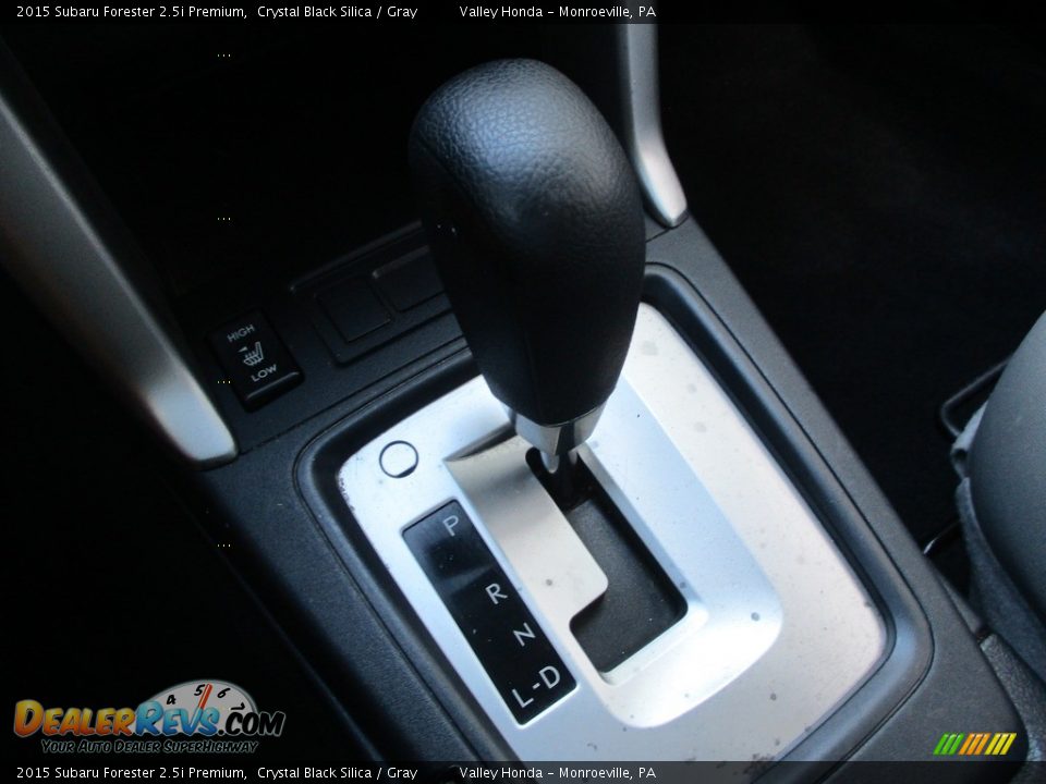 2015 Subaru Forester 2.5i Premium Crystal Black Silica / Gray Photo #18