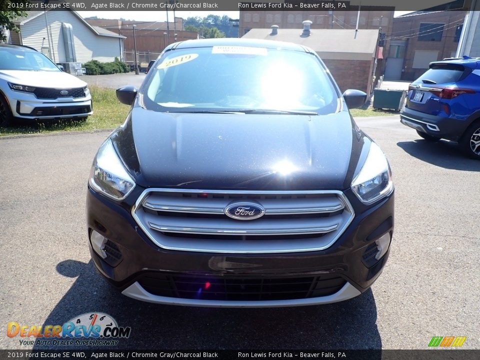 2019 Ford Escape SE 4WD Agate Black / Chromite Gray/Charcoal Black Photo #4