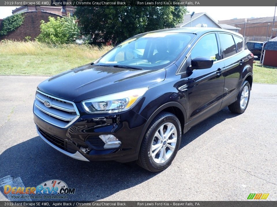 2019 Ford Escape SE 4WD Agate Black / Chromite Gray/Charcoal Black Photo #5
