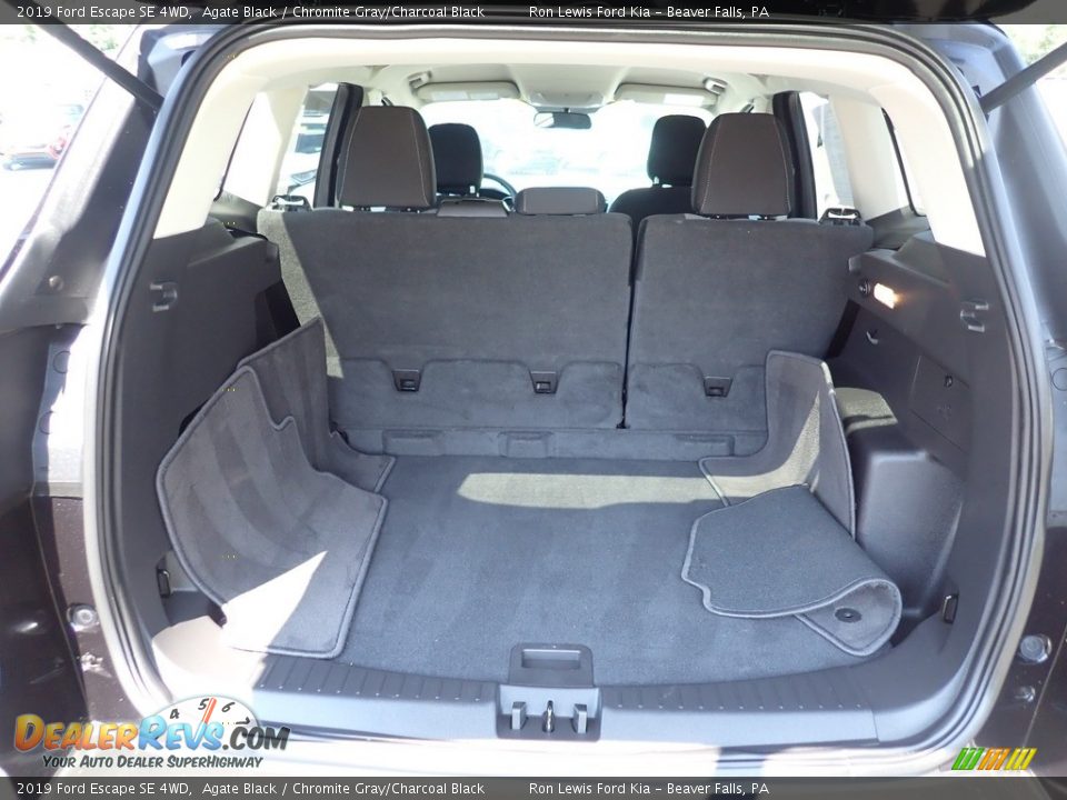 2019 Ford Escape SE 4WD Agate Black / Chromite Gray/Charcoal Black Photo #9