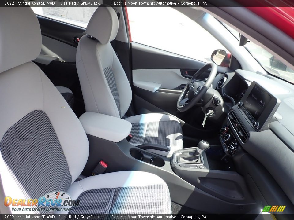 2022 Hyundai Kona SE AWD Pulse Red / Gray/Black Photo #11