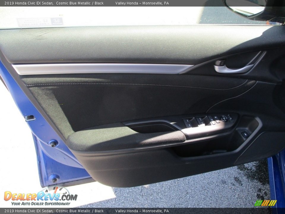 2019 Honda Civic EX Sedan Cosmic Blue Metallic / Black Photo #9