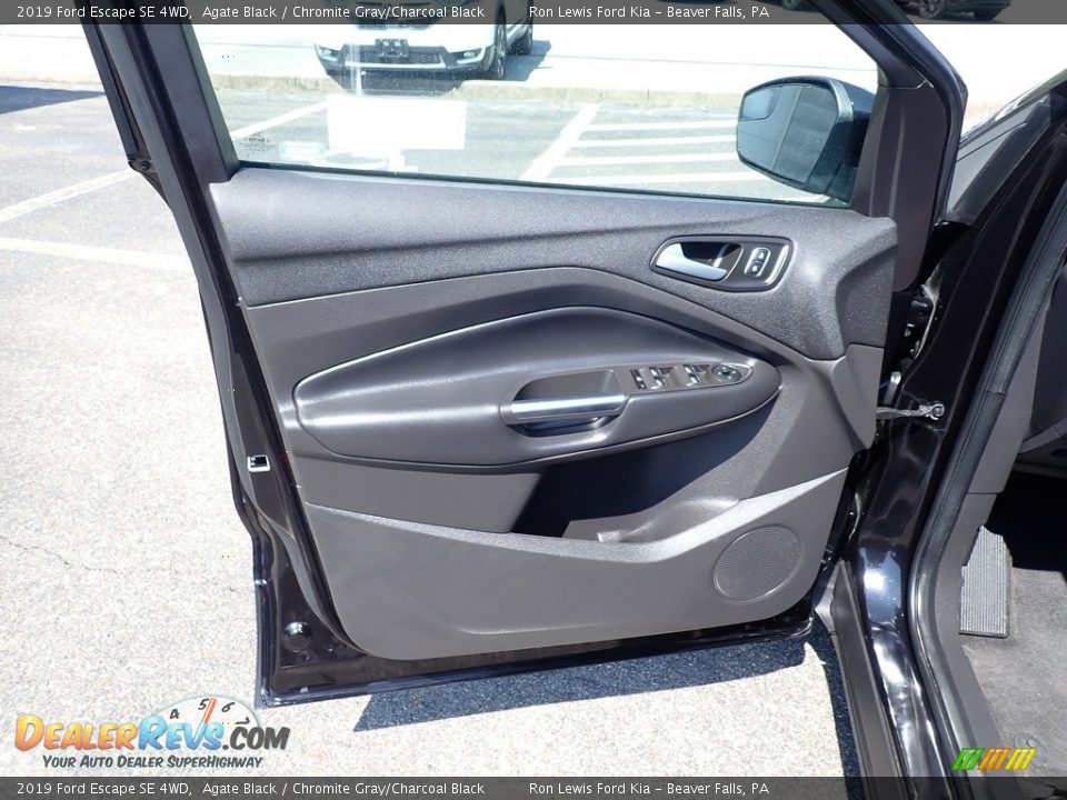 2019 Ford Escape SE 4WD Agate Black / Chromite Gray/Charcoal Black Photo #15