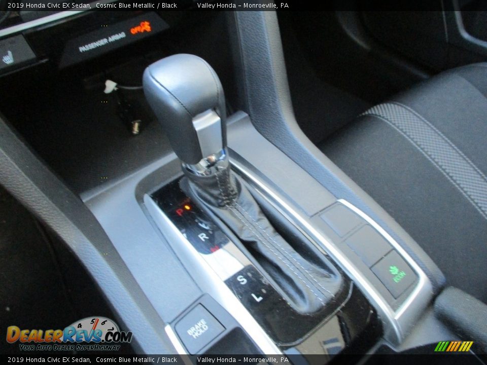 2019 Honda Civic EX Sedan Cosmic Blue Metallic / Black Photo #16