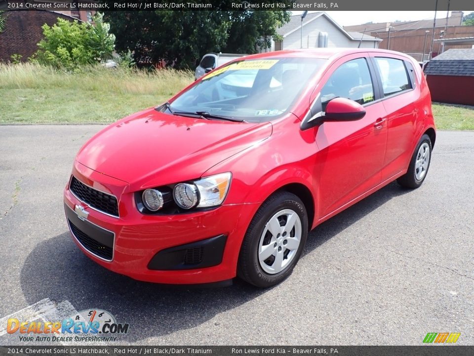 Red Hot 2014 Chevrolet Sonic LS Hatchback Photo #5