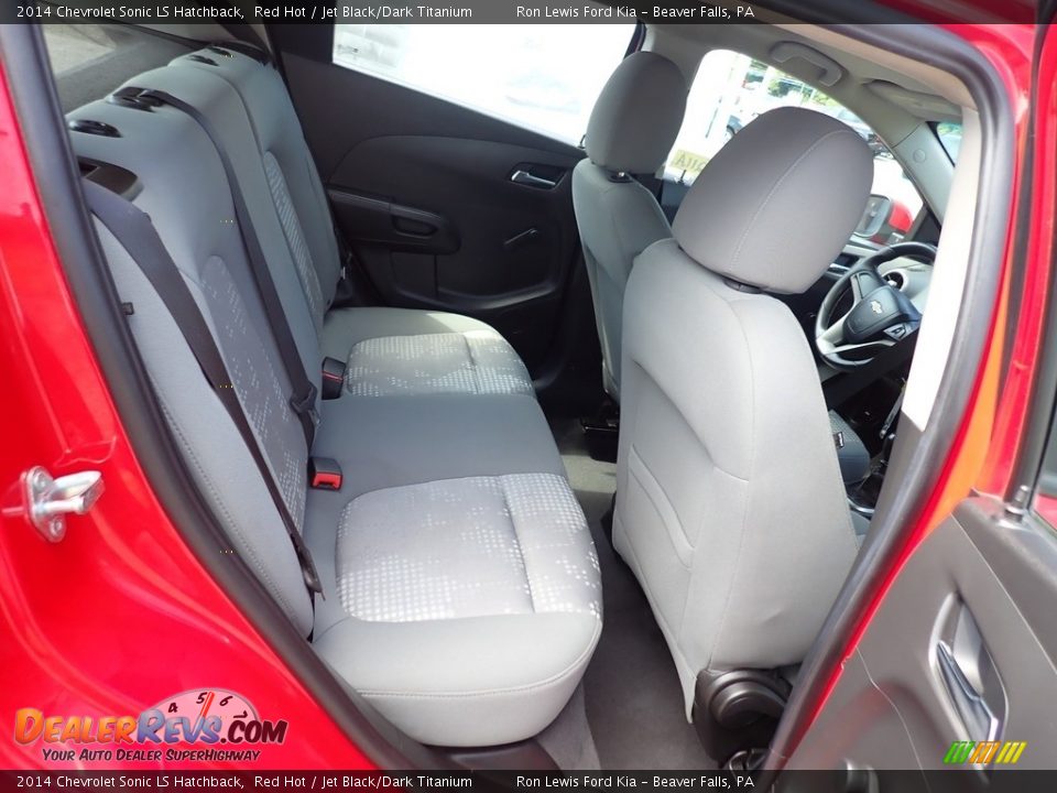 Rear Seat of 2014 Chevrolet Sonic LS Hatchback Photo #10