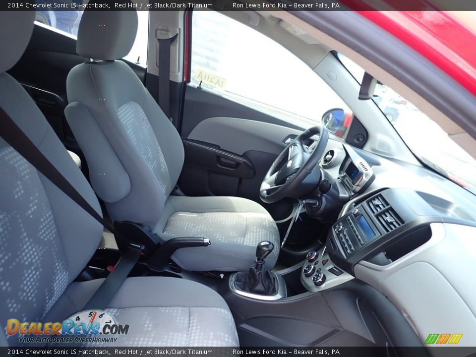 2014 Chevrolet Sonic LS Hatchback Red Hot / Jet Black/Dark Titanium Photo #11