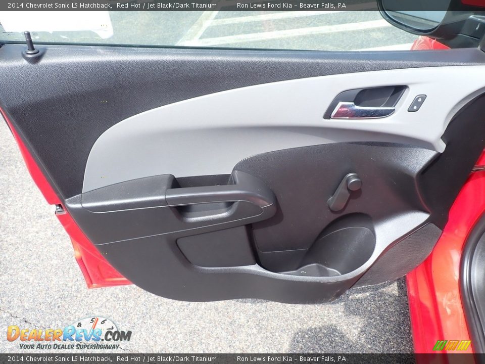 Door Panel of 2014 Chevrolet Sonic LS Hatchback Photo #14
