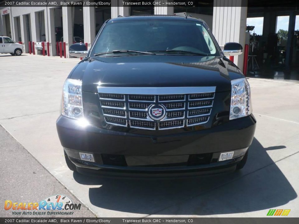 2007 Cadillac Escalade AWD Black Raven / Ebony/Ebony Photo #2