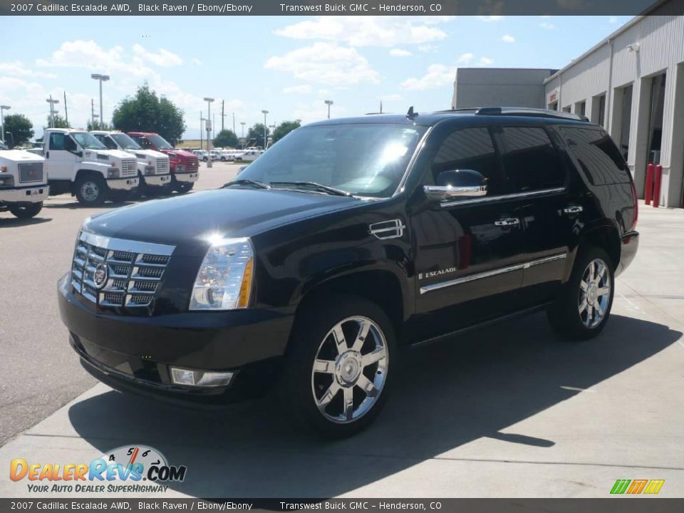 2007 Cadillac Escalade AWD Black Raven / Ebony/Ebony Photo #3