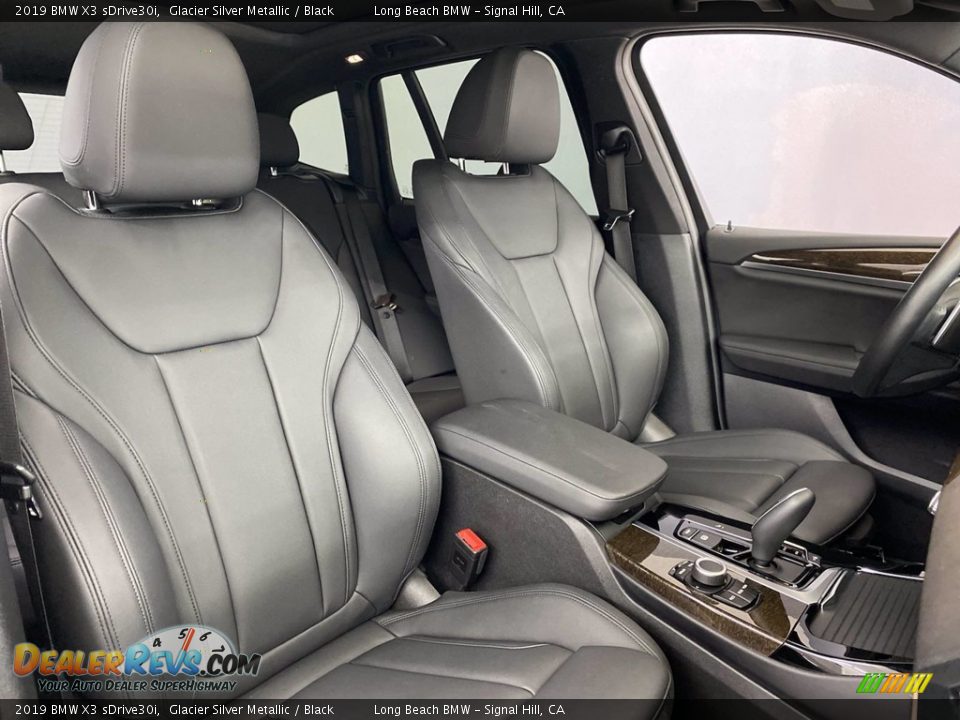 2019 BMW X3 sDrive30i Glacier Silver Metallic / Black Photo #34