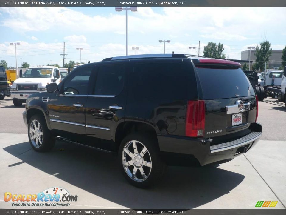 2007 Cadillac Escalade AWD Black Raven / Ebony/Ebony Photo #4