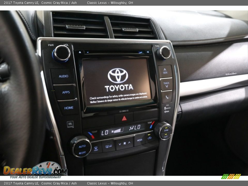 2017 Toyota Camry LE Cosmic Gray Mica / Ash Photo #9