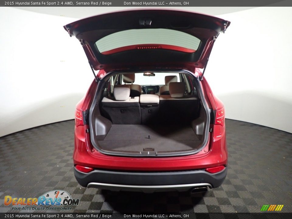 2015 Hyundai Santa Fe Sport 2.4 AWD Serrano Red / Beige Photo #14