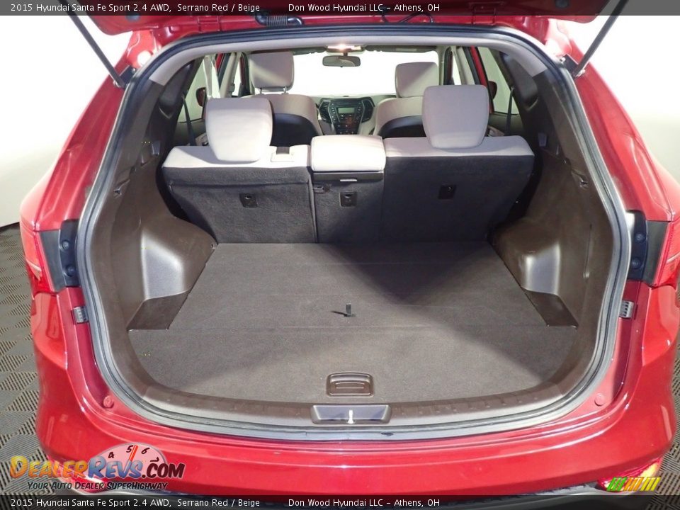2015 Hyundai Santa Fe Sport 2.4 AWD Serrano Red / Beige Photo #15