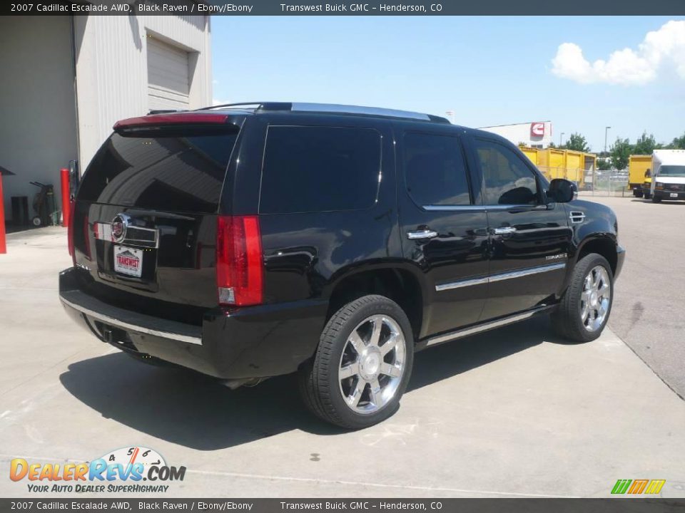 2007 Cadillac Escalade AWD Black Raven / Ebony/Ebony Photo #6