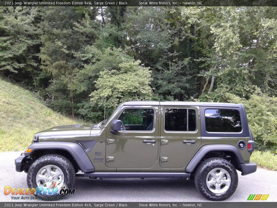 Sarge Green 2021 Jeep Wrangler Unlimited Freedom Edition 4x4 Photo #1